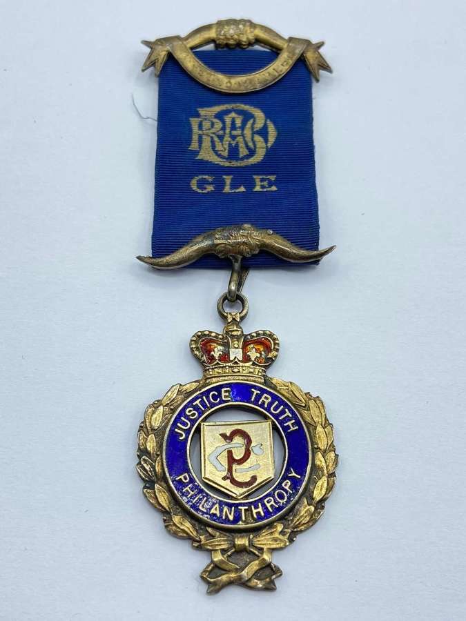 Antique 1924 Silver Hallmarked RAOB Justice Truth Philanthropy Jewel