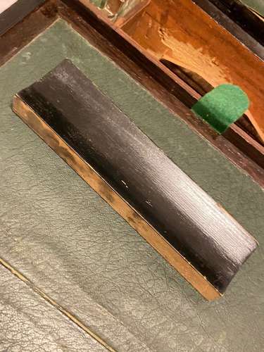 Antique Victorian Figured Walnut Tunbridge Ware Inlay Writing Slope