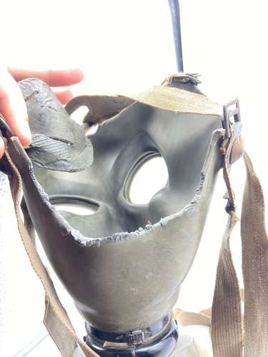 WW2 1941 Dated Czechoslovakian Made German Eckhardt Gas Mask