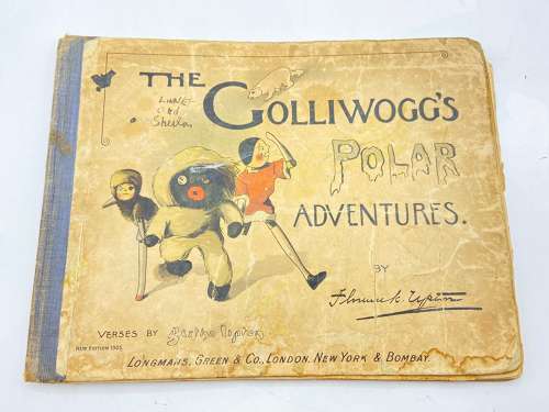 Antique 1st edition, The Golliwogg's Polar Adventure By Florence Upton