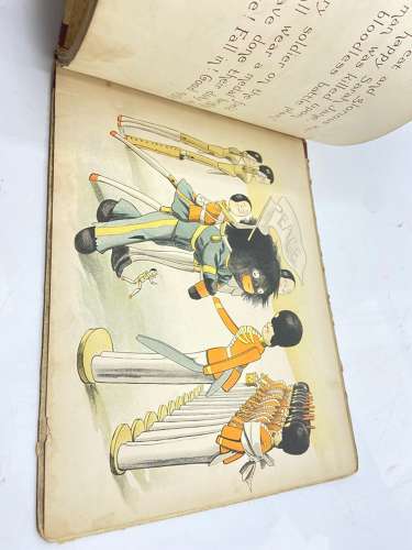 Antique 1903 New Edition, The Golliwogg In War By Florence Upton