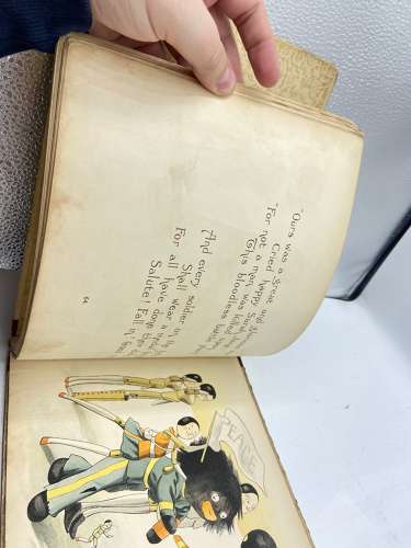 Antique 1903 New Edition, The Golliwogg In War By Florence Upton