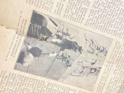 Rare WW2 German Newspaper Titled “The Last Days Under Stalins Rule”