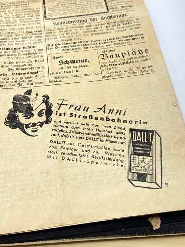 WW2 German 1941 Dated Nordhorn NSDAP Newspaper
