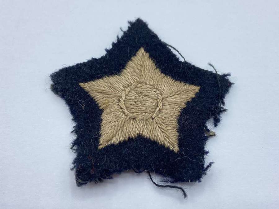 WW2 Period Royal Canadian Army Cadet Corps RCAC Star Rank Patch