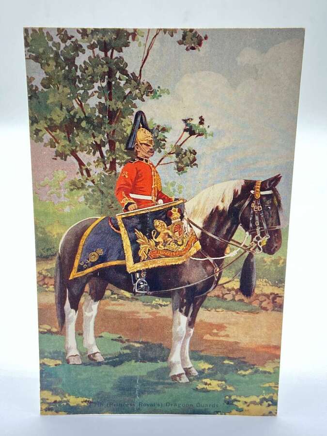 Pre WW1 7th (Princess Royal&rsquo;s) Dragon Guards Regimental Postcard