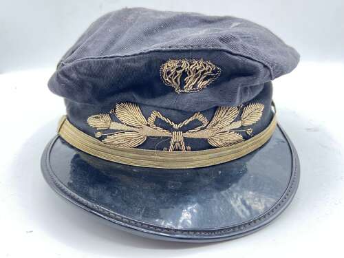 Vintage Red Nacional de los Ferrocarriles Españoles RENFE Railway Cap