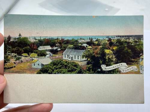 Antique Early 1900s British Residency Tonga Postcards