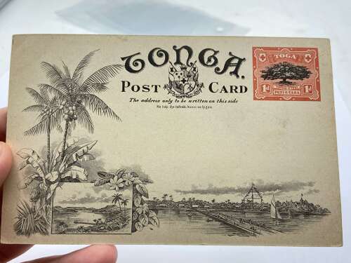 Antique Early 1900s British Residency Tonga Postcards