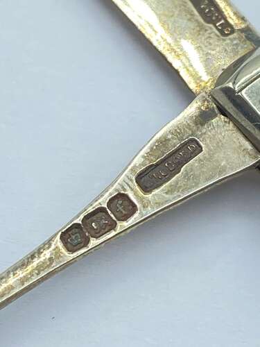 Antique Silver Hallmarked 1898 Fruit Knife & Button Hook