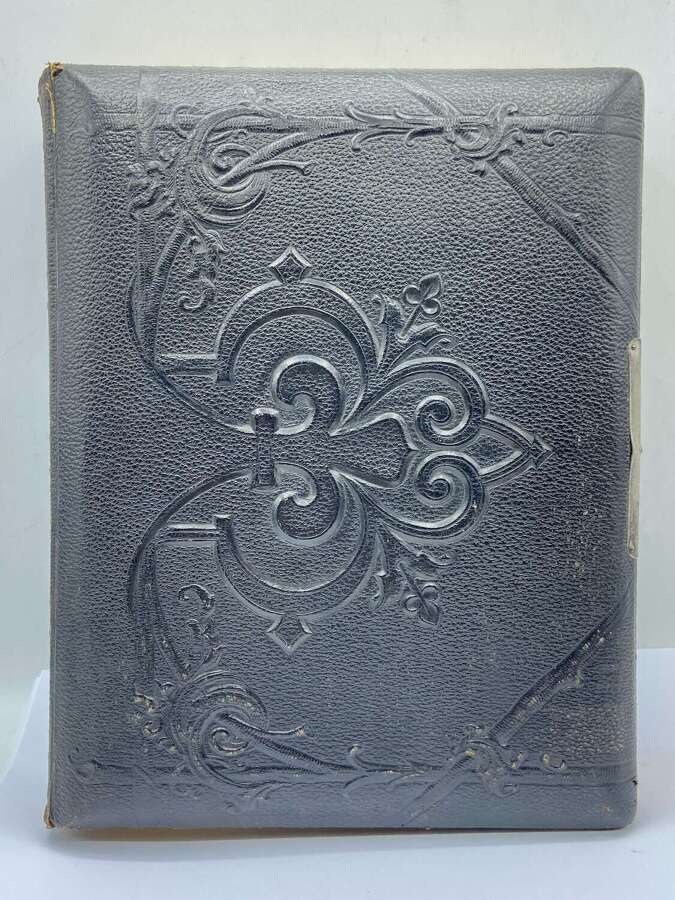 Antique 19th Century Empty Photograph Album