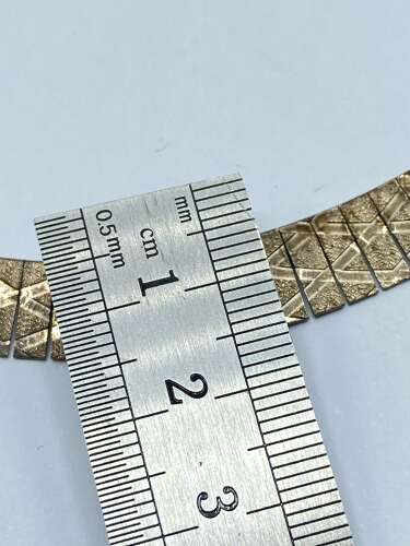 Beautiful Vintage Sterling Silver Cross Patterned Collar Necklace