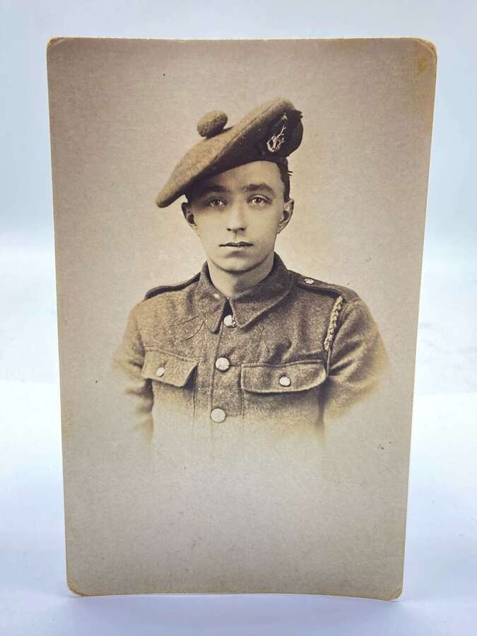 WW1 Period Seaforth Highlanders Lance Corporal Portrait Photograph