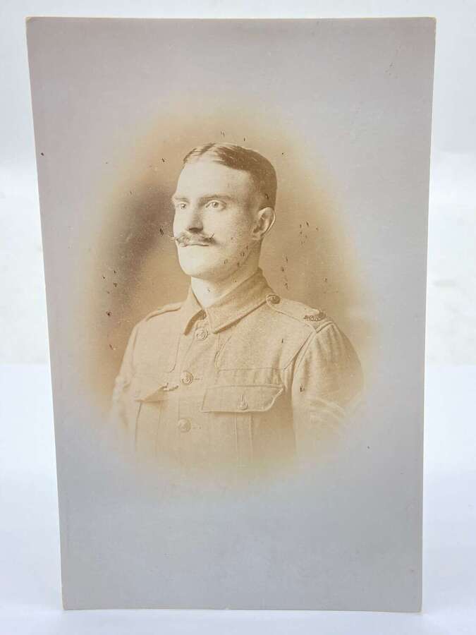 WW1 British King's Royal Rifle Corps Sergeants Portrait Photograph