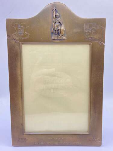 Post WW2 1990s British Army Training Regiment Winchester Photo Frame