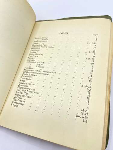 WW2 1940 RAF Manual Of Instructions For The De Havilland Dragon Six