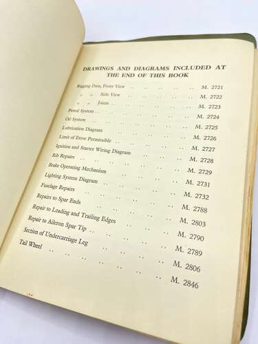 WW2 1940 RAF Manual Of Instructions For The De Havilland Dragon Six