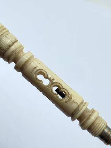 Antique Carved Bovine “Souvenir Of Brighton” Stanhope Propelling Pencil