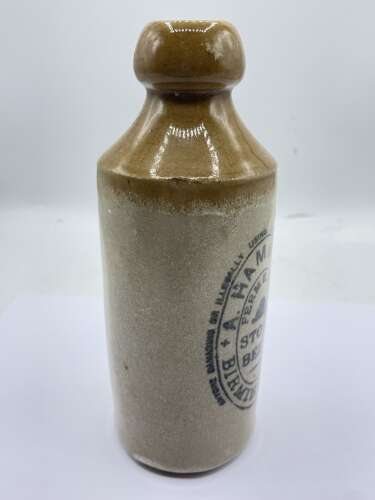 Antique A Hammond Birmingham Ginger Beer Bottle Stoneware Bottle