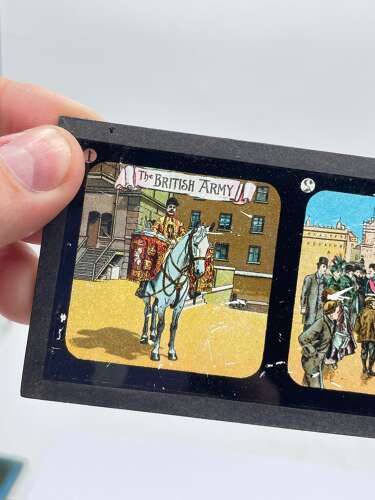 Victorian Boer War Period The British Army Magic Lantern Slide