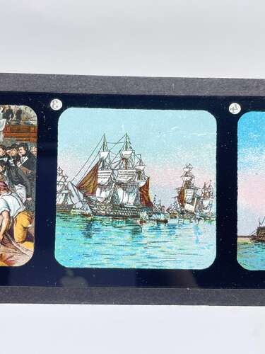 Victorian Boer War Period The British Navy Magic Lantern Slide