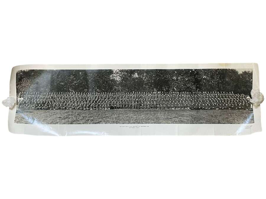 Huge WW2 British 128th Rocket Anti Aircraft Battery Royal Artillery Photograph