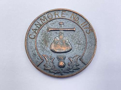 Rare Antique Masonic Scottish Canmore Lodge No.1175 Penny Token