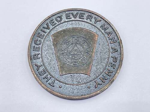 Rare Antique Masonic Scottish Canmore Lodge No.1175 Penny Token