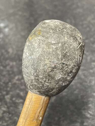 Antique Wooden & Lead Weighted Fishing Priest