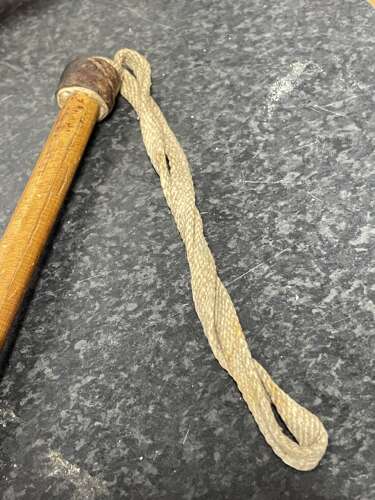 Antique Wooden & Lead Weighted Fishing Priest