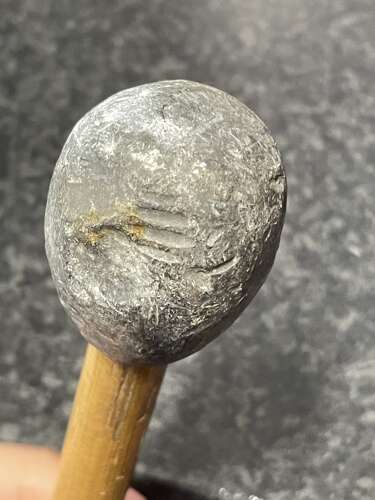 Antique Wooden & Lead Weighted Fishing Priest