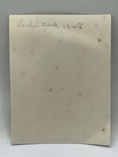 Post WW2 German Heidelberg 1948 Hitler In The Toilet Photograph