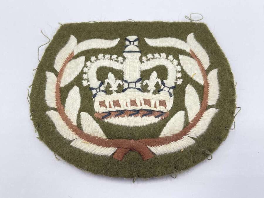 Post WW2 British Army WO2 Warrant Officer Rank Badge/ Patch