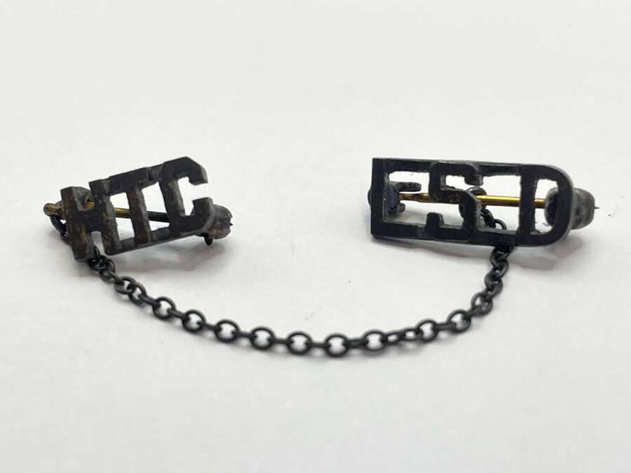 WW1 Canadian Sterling Birks L.S.D & H.T.C Miniature Shoulder Sweetheart Brooch