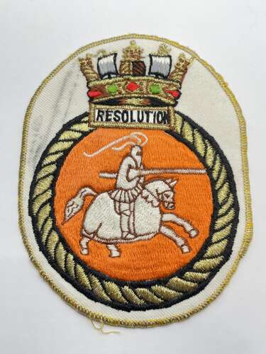 Post WW2 HMS Resolution (S22) Royal Navy Ballistic Missile Submarine Patch