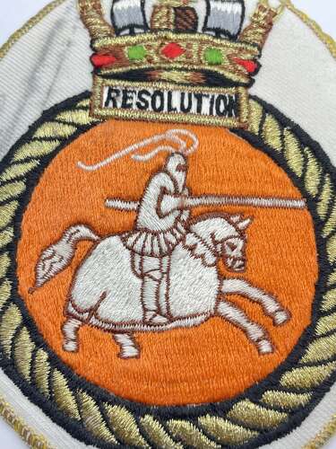 Post WW2 HMS Resolution (S22) Royal Navy Ballistic Missile Submarine Patch