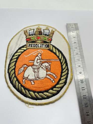 Post WW2 HMS Resolution (S22) Royal Navy Ballistic Missile Submarine Patch