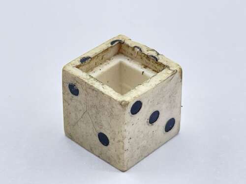 WW2 Period British SOE Hollow Bakelite Dice Used For Compasses, Maps & Messages