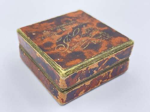 Antique Cardboard Gold & Silver J Cole & F C Eldridge Empty Jewellery Boxes