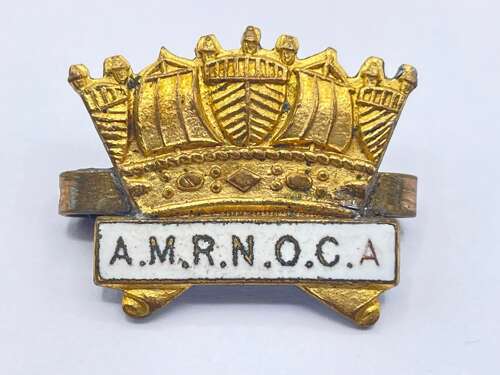 WW2 AMRNOCA Auxiliary Merchant & Royal Navy Old Comrades Association Badge