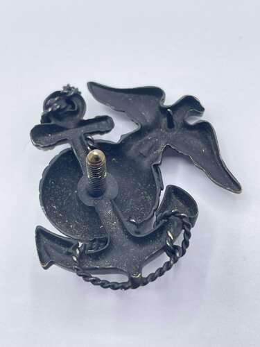 WW2 United States Marine Corps USMC Marine Officer EGA Hat Badge