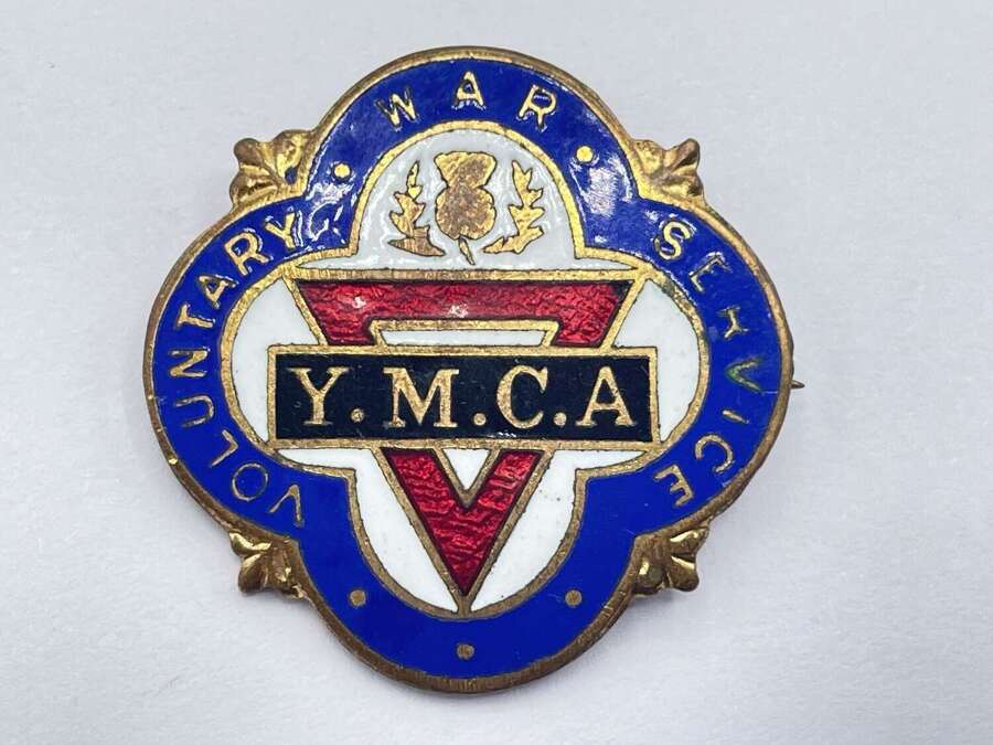WW2 Period YMCA Scottish Branch Voluntary War Service Badge