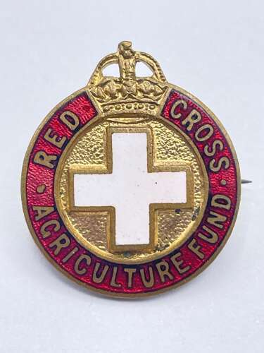 WW2 British Red Cross Agriculture Fund Badge by J R Gaunt London