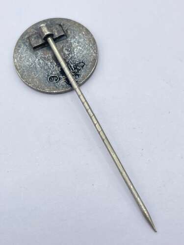 Vintage 1950s Sterling Silver & Enamel Blood Donation Stick Pin