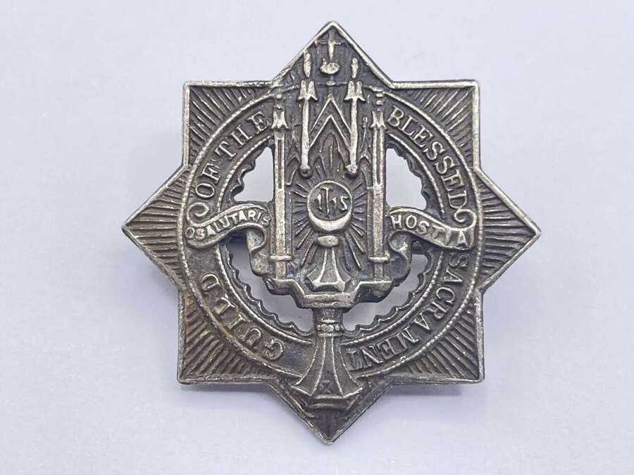 Vintage Guild Of The Blessed Sacrament Christian Badge