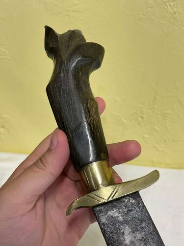 WW2 Period Philippine Bolo Knife & Leather Sheaf
