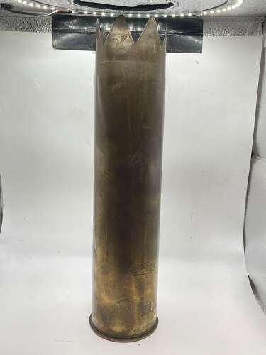WW1 Souvenir Of Bruay 22nd Casualty Clearing Station Trench Art Vase