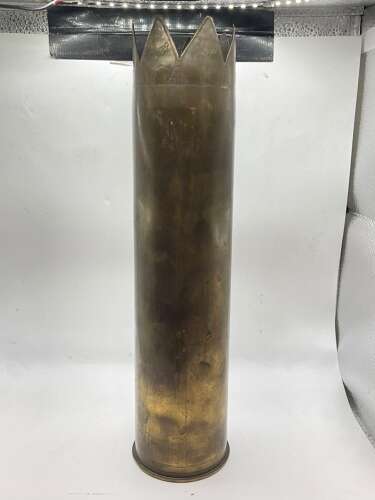 WW1 Souvenir Of Bruay 22nd Casualty Clearing Station Trench Art Vase