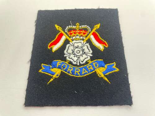 Post WW2 British Queen's Own Yorkshire Yeomanry Veterans Blazer Patch