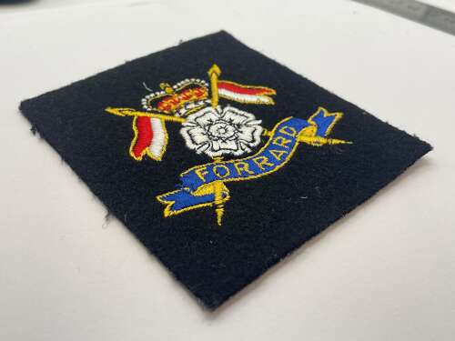 Post WW2 British Queen's Own Yorkshire Yeomanry Veterans Blazer Patch